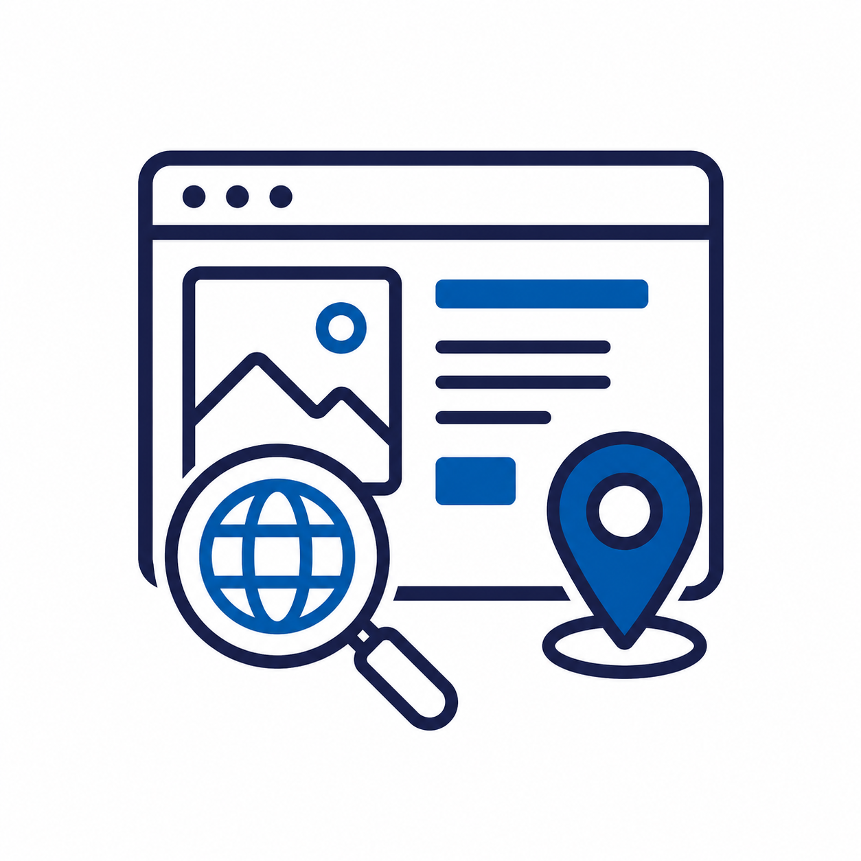 web and seo icon