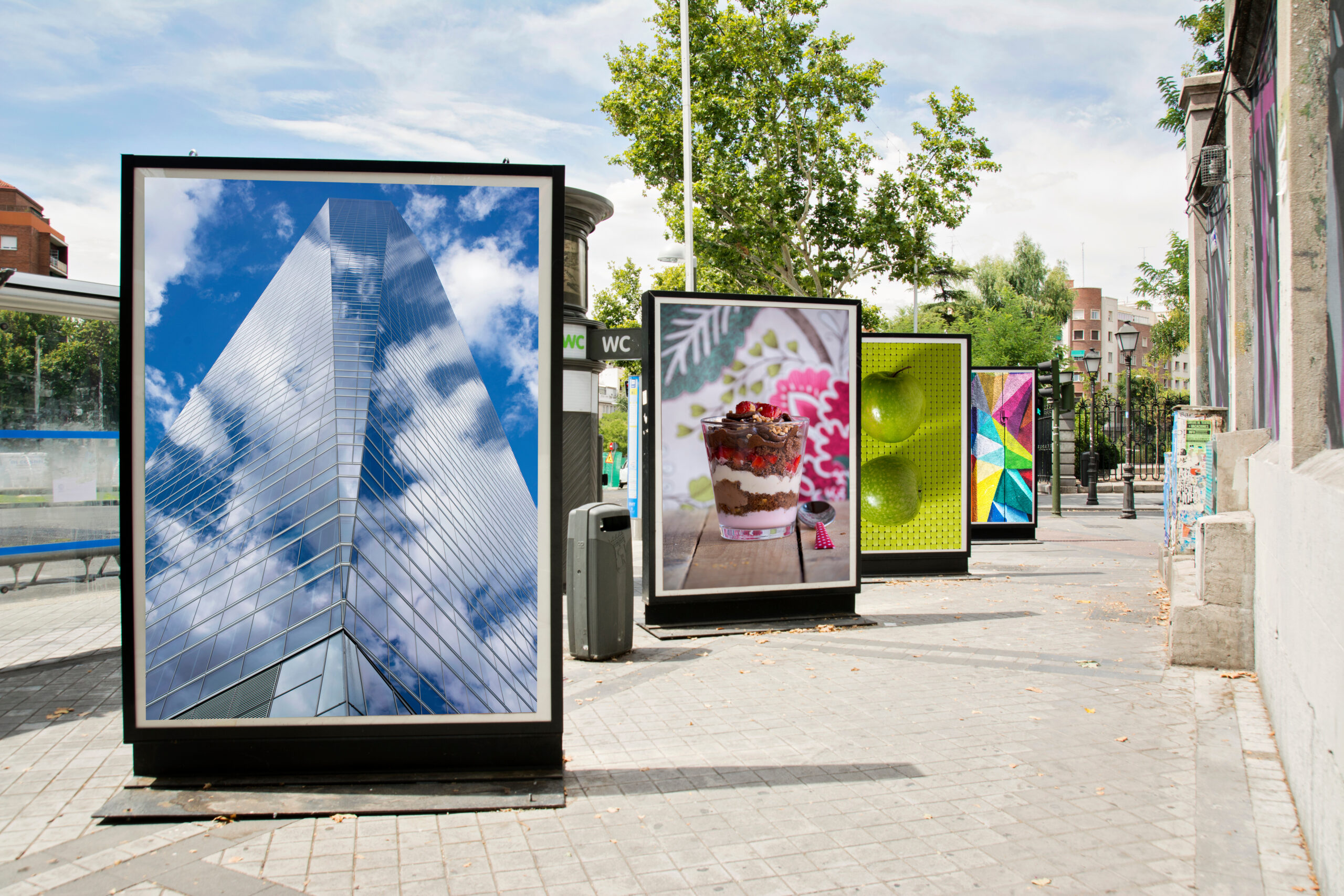 Traditional advertising and local media planning.